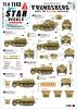 Star Decals 72-A1143 Frundsberg 1. 10. SS-Panzer Division. SdKfz 250 ALT and NEU versions. 1/72